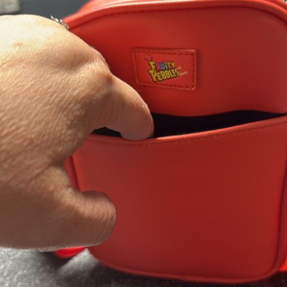 Buckle-Down Fruity Pebbles Fred & Barney Cereal Box Crossbody Bag-TheFlintstones - Picture 7 of 11